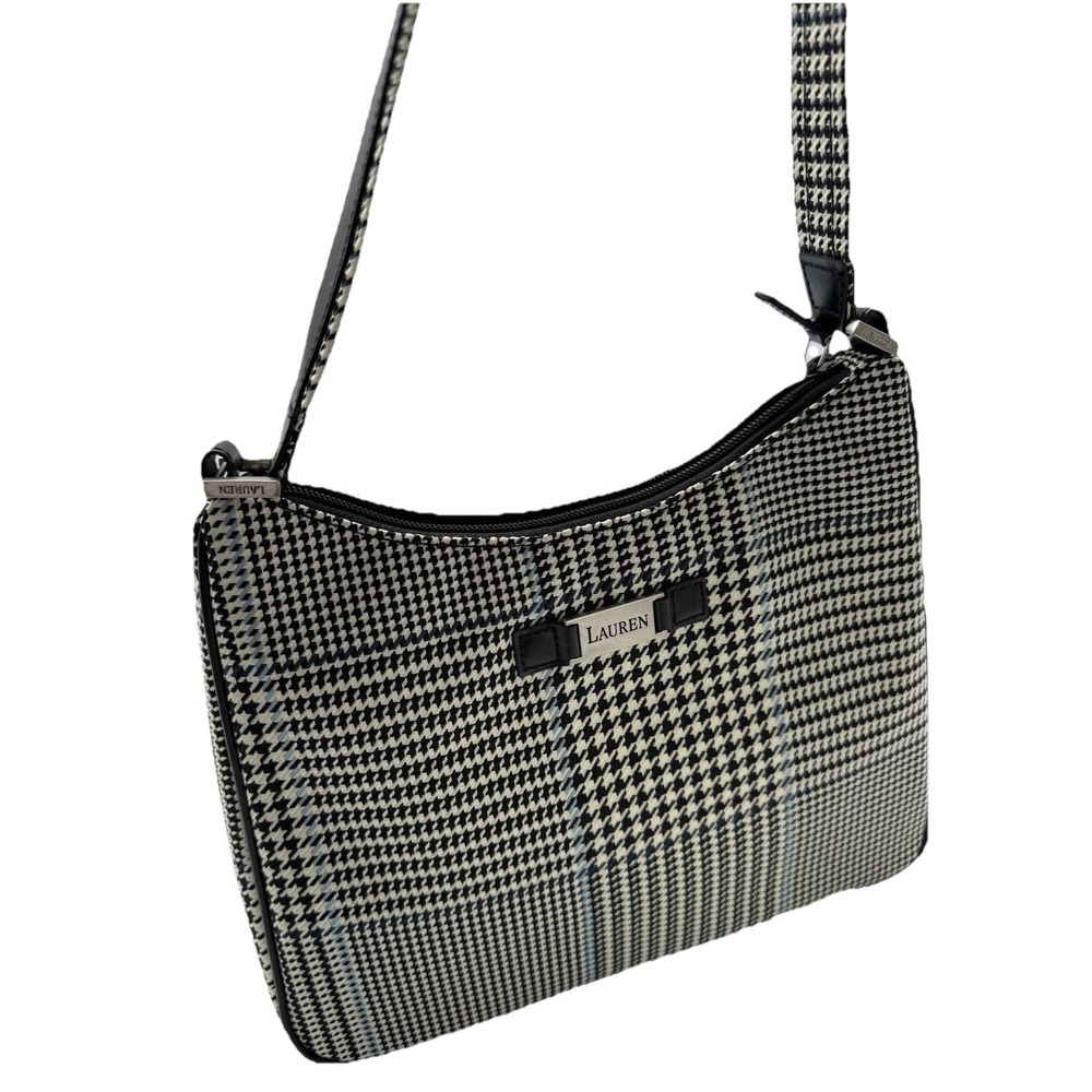 Vintage Classic Ralph Lauren Houndstooth Purse Shoulder Bag